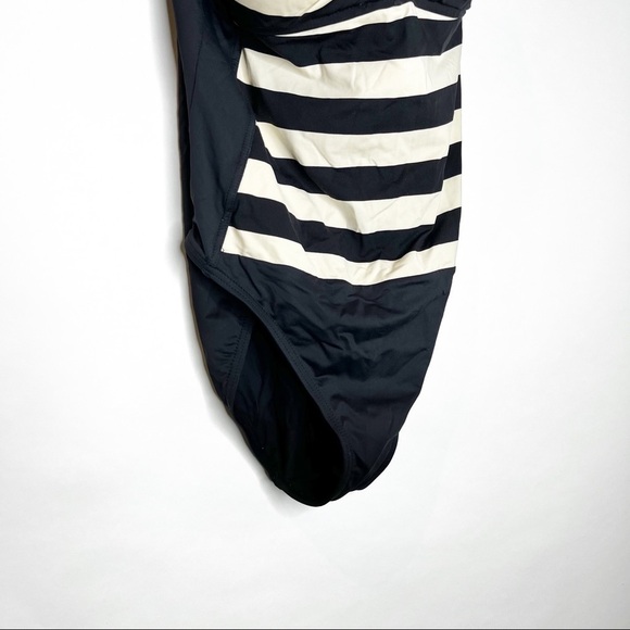 La Bianca | Stripe & Solid Back One Piece - Picture 3 of 7